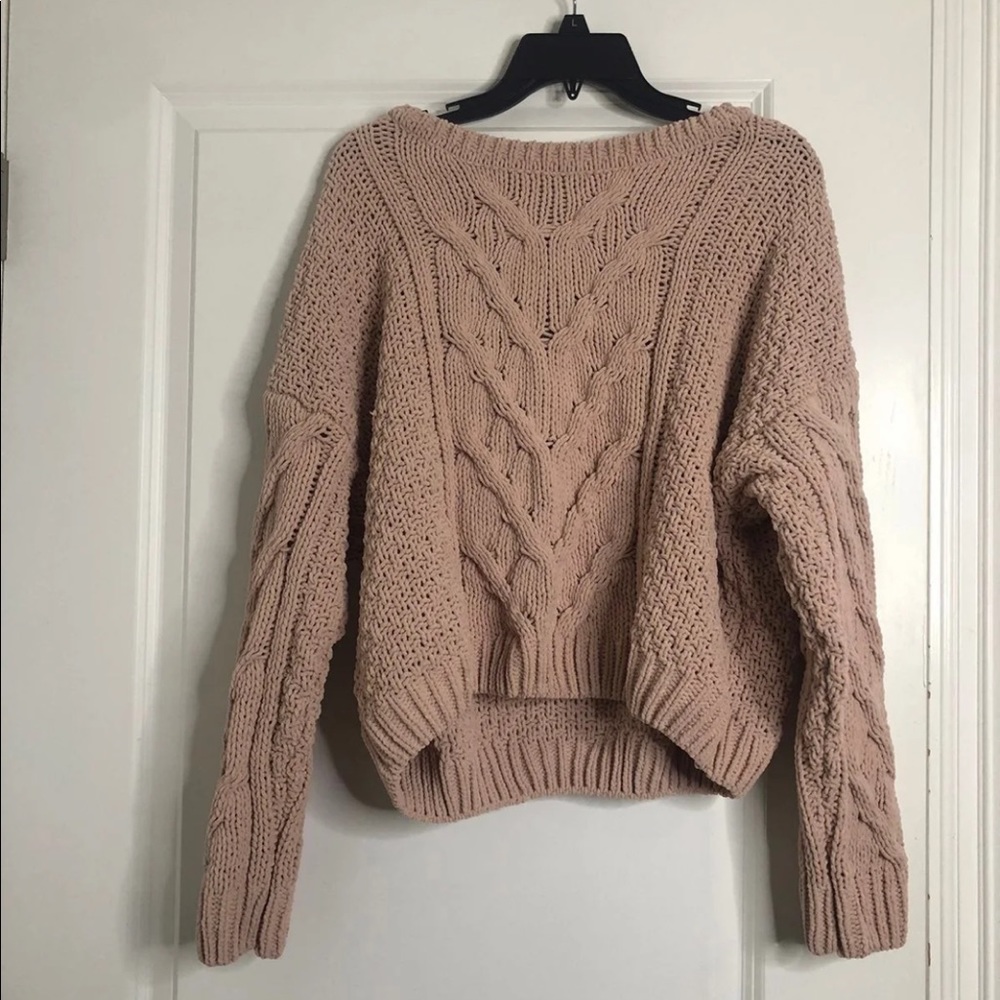 Woven Sweater